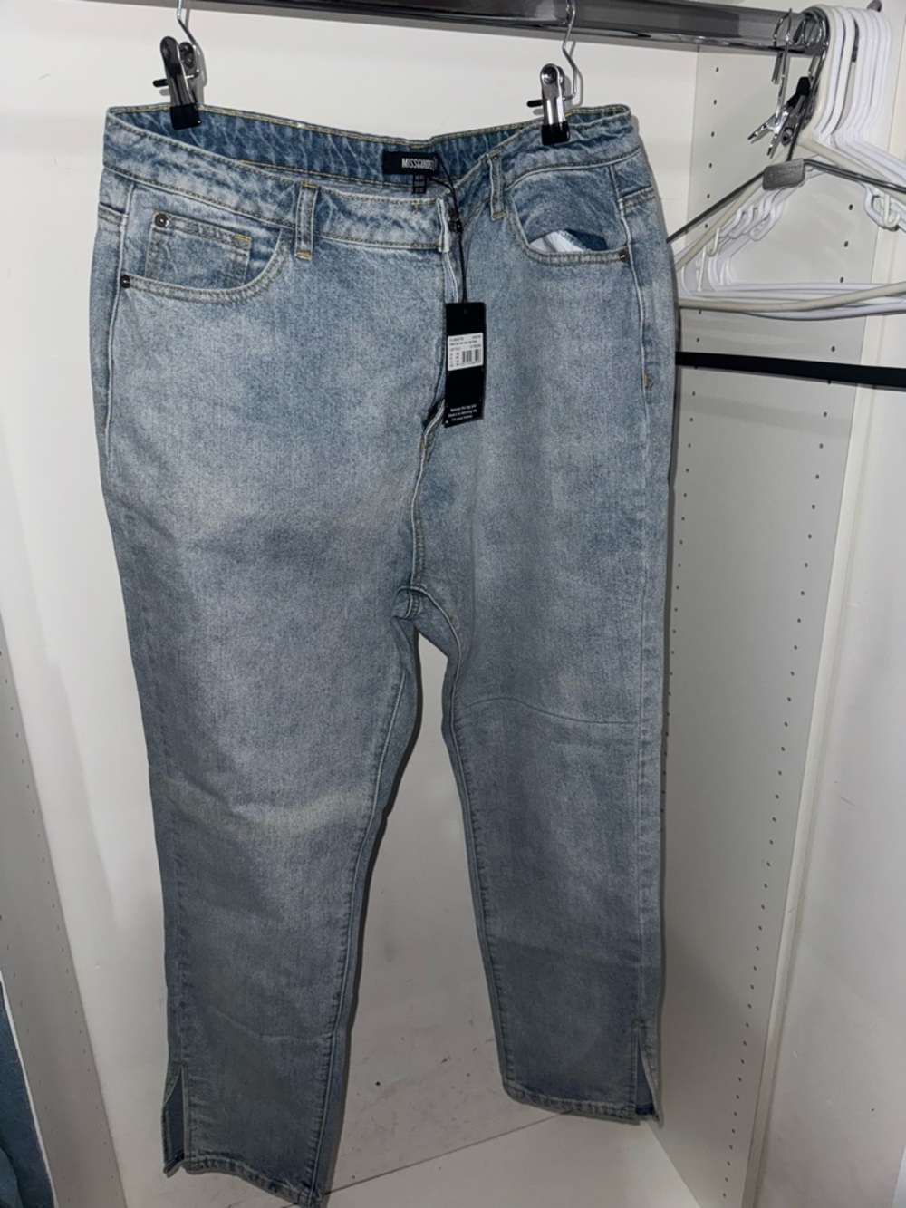 Missguided Light Blue Denim Jeans